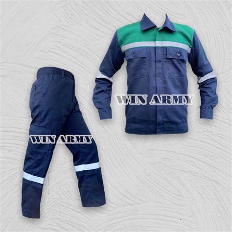 Jual Wearpack Safety Kombinasi Atasan Safety Kemeja Safety