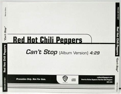 Can T Stop Red Hot Chili Peppers Tab Et Accords Tablatures Et Paroles De La Chanson