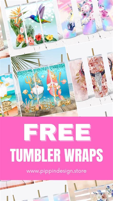 FREE TUMBLER WRAPS | Diy, Bricolage