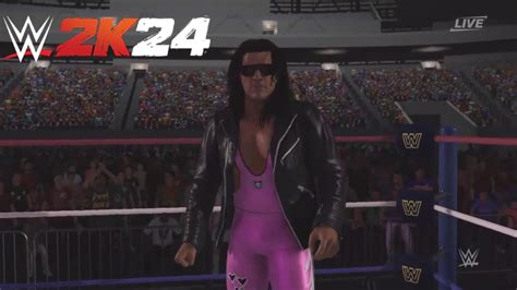 Wwe K Bret Hart Entrance Signature Finisher Victory Youtube