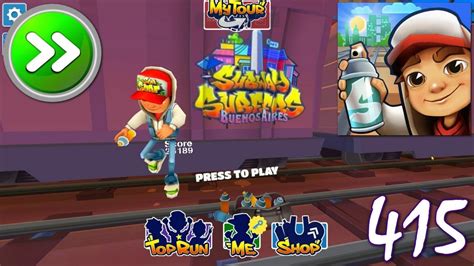 Subway Surfers Buenos Aires Jake 2X SPEED Fullscreen Gameplay HD