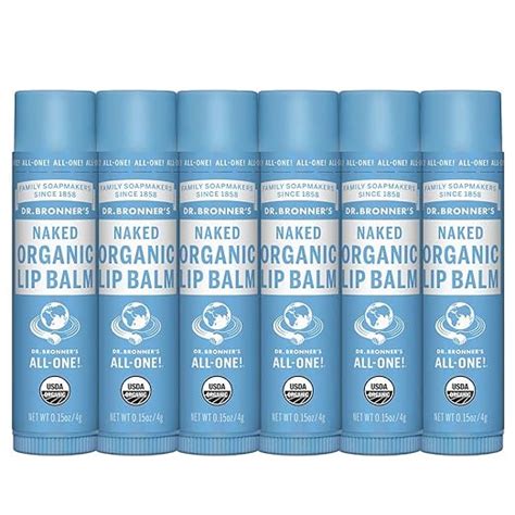 Amazon Dr Bronner S Organic Lip Balm Naked Ounce Pack Unscented Made With