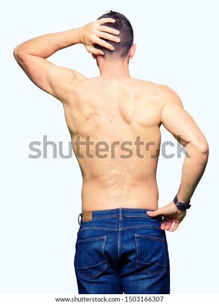 Handsome Shirtless Man Showing Nude Chest Stock Photo 1503166307 Shutterstock