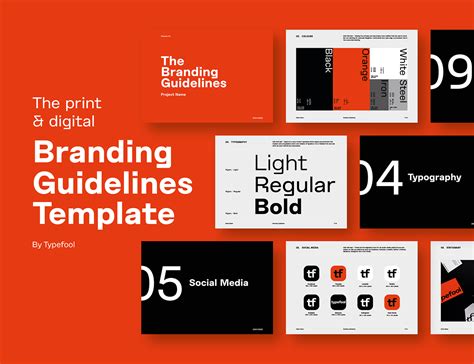 Modern Branding Guidelines On Behance Brand Guidelines Design Logo