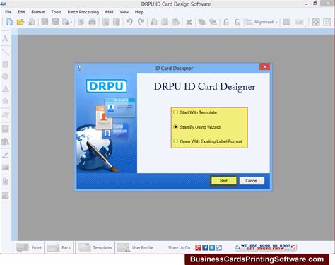 ID Card Software : BusinessCardsPrintingSoftware.com : Free Download ...