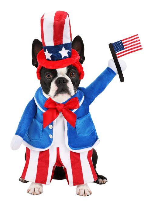 4th Of July Uncle Sam Costume For Pets 4th Of July Costumes