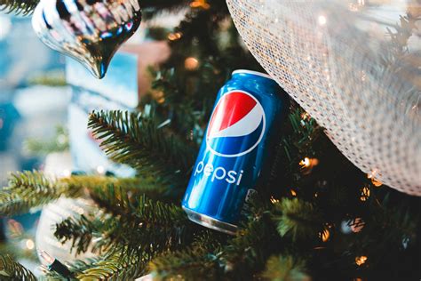 Pepsi Can On Green Christmas Tree · Free Stock Photo