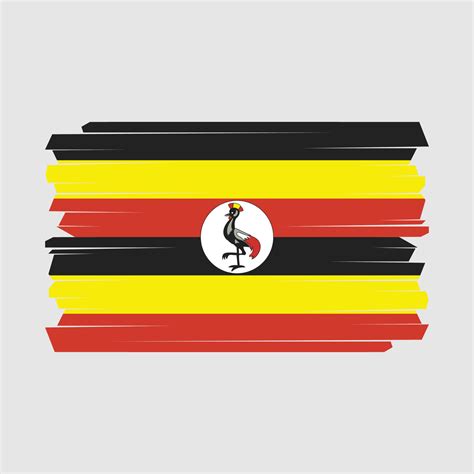 Uganda Flag Brush 21915345 Vector Art at Vecteezy