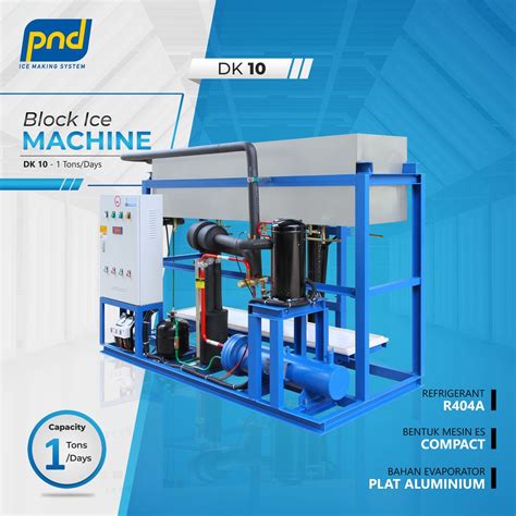 Jual Mesin Pembuat Es Balok Block Ice Machine Kapasitas 1 Ton