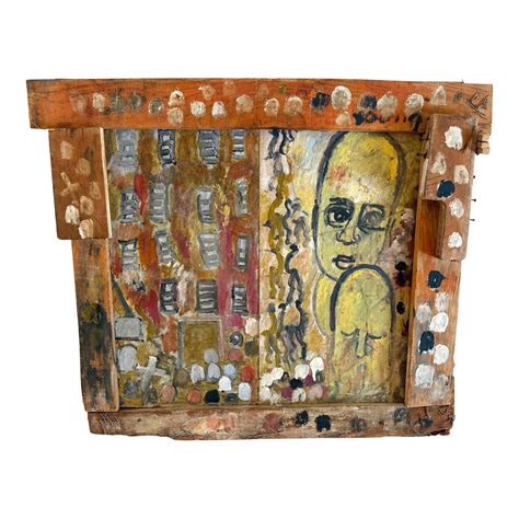 Purvis Young — Procession and Witness (Angels and Mourning), Mixed