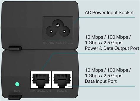 TP Link 2 5G PoE Injector Non PoE To PoE Adapter Supplies Up To 30W