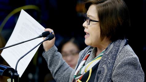 Senate Adopts Resolution Opposing Showing Of De Lima Sex Video Inquirer News