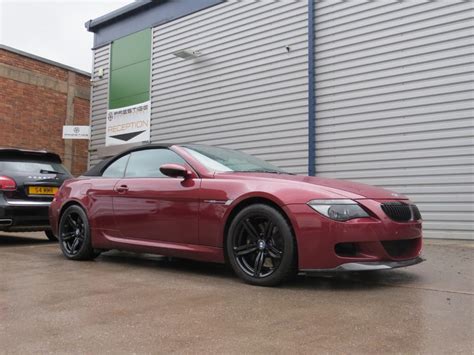 BMW M6 convertible with wheels refurbished to high gloss black – Prestige Wheel Centre Blog