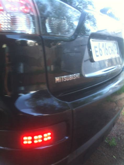 Светодиодные задние противотуманные фонари — Mitsubishi Outlander XL, 2 ...