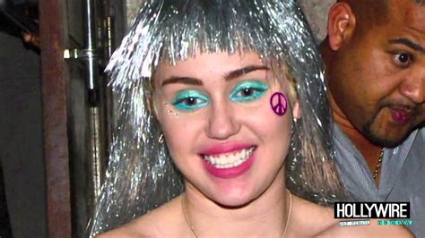 Miley Cyrus Exposes Herself In Miami Art Basel 2014 Youtube