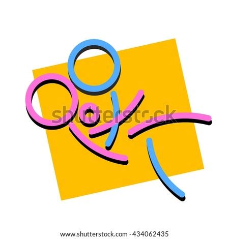 Sex Position Icon Abstract Symbolic Colorful Stock Vector Shutterstock