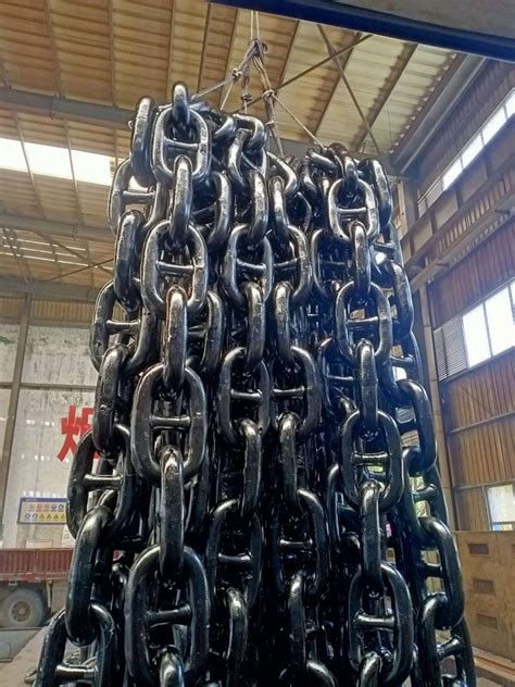 Kenter Shackle Open Link Anchor Chain Offshore Mooring Chain Mooring