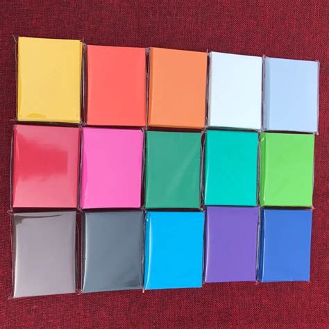 14 Colors 100 PCS LOT Colorful Matte Cards Sleeves MTG Cards Proxy