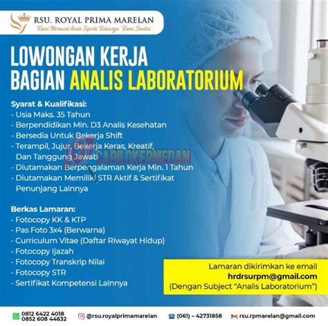 Loker D3 S1 Di RSU Royal Prima Marelan Desember 2023