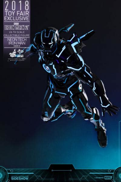Neon Tech Iron Man Mark Iv Figure By Hot Toys Sideshow Collectibles