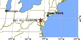 Bel Air South, Maryland (MD) ~ population data, races, housing & economy