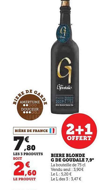 Promo Bi Re Blonde G De Goudale Chez Hyper U Icatalogue Fr