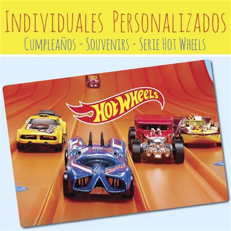 Individuales Souvenirs Cars Hot Wheels Souvenirs Cotillón y Fiestas en Mercado Libre Argentina
