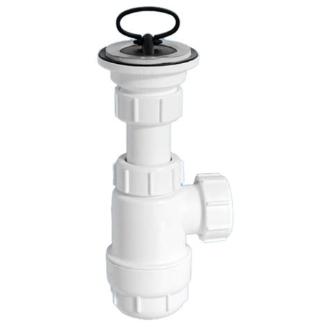 Сифон для раковины McAlpine MRW2L, 1 1/4-32 мм, с выпуском - купить по ...