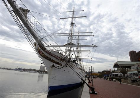 Tall ship Statsraad Lehmkuhl visits Baltimore’s Inner Harbor