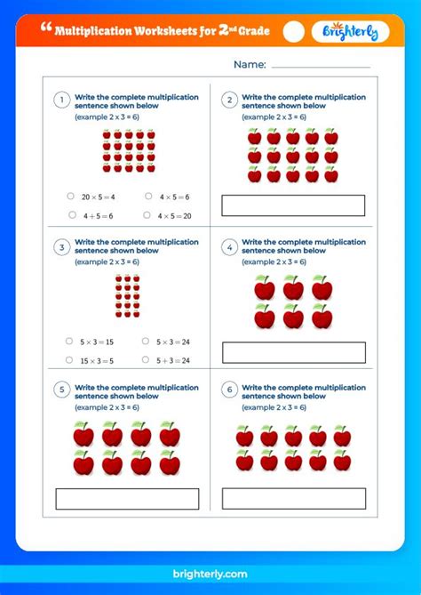 Free Printable Multiplication Worksheets Grade 2 Pdfs