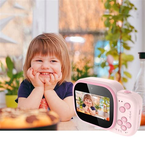 Rose Carte 32 Go Appareil Photo pour enfants impression instantanée