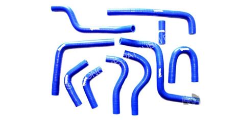 Патрубки печки ГАЗель (Евро-3) СИЛИКОНОВЫЕ, к-т 10шт.