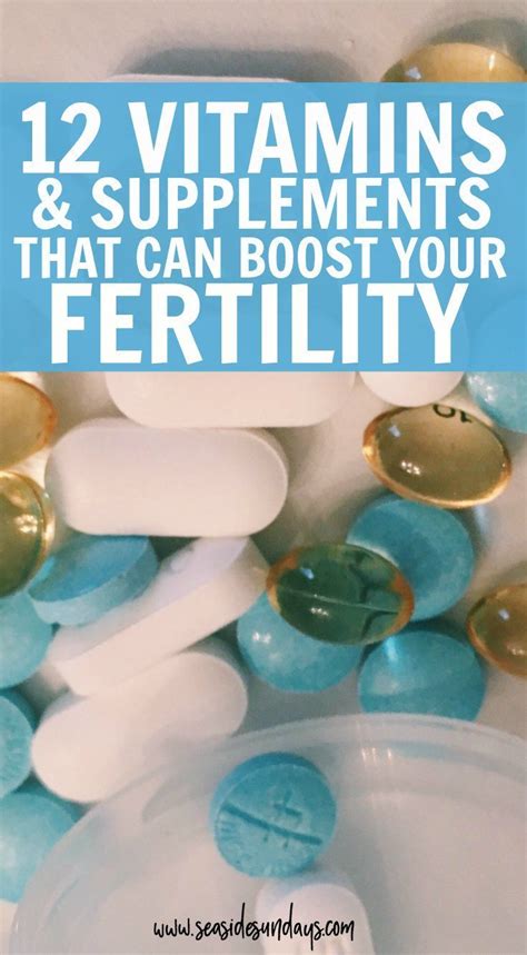 16 Fertility Boosting Vitamins For Women Trying To Conceive Fertility Vitamins Vitamins For