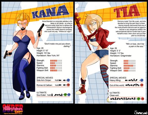 Super Hentai Foundry Fighters TURBO Kana Tia Sheets By Samasan Hentai Foundry