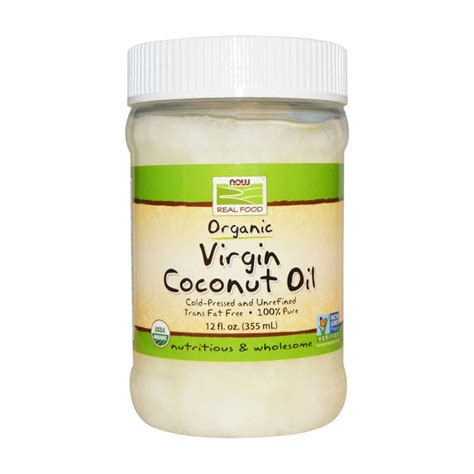Органическое кокосовое масло Now Foods Foods Organic Virgin Coconut Oil ...