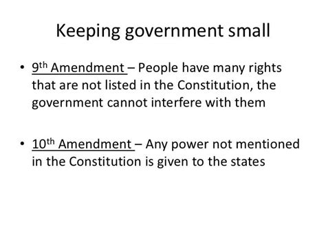 Example Of 9th Amendment