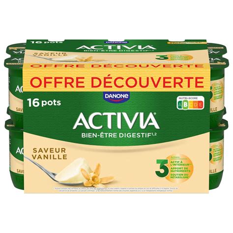 Yaourt Vanille Bifidus Activia Les Pots De G Prix Carrefour