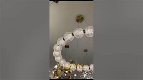 Красивая люстра в стиле лофт с прозрачными шарами Instagram : versale ...