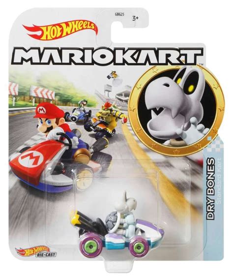 Jual Hot Wheels Mario Kart Dry Bones Standard Kart Vehicle GBG GJH