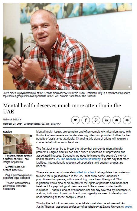 Mental health deserves more attention in UAE - The National