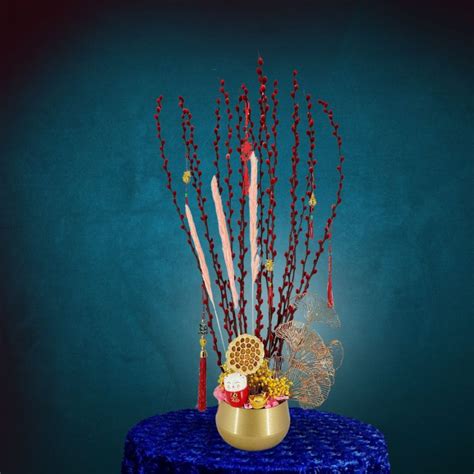 Pussy Willow Arrangement Spring Blessings Toh Garden Singapore Orchid Plant Flower Grower