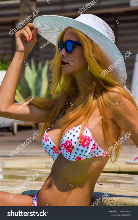 Sexy Blonde Model Bikini Stock Photo Shutterstock