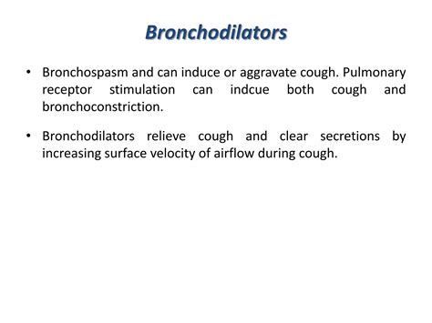 Cough suppressants & expectorants | PPTX