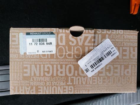 Замена приводного ремня генератора 117203694R. — Renault Megane III, 1 ...