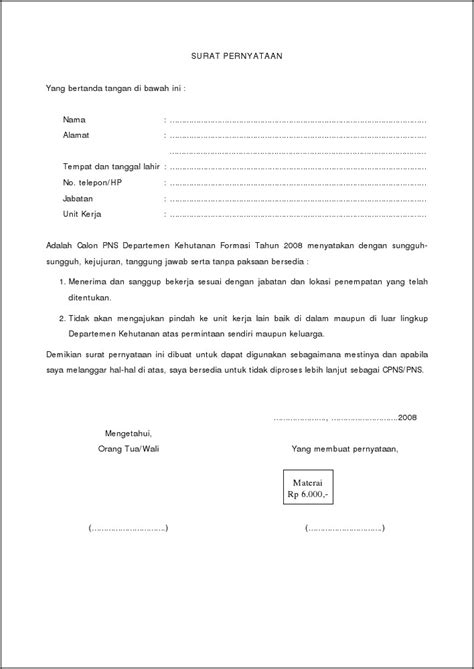 Contoh Bikin Surat Pernyataan Keberatan Warga Surat Lamaran Kerja