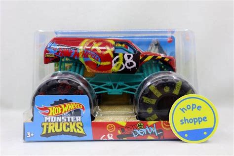 Hot Wheels Monster Trucks Demo Derby Skala Original Mattel Lazada