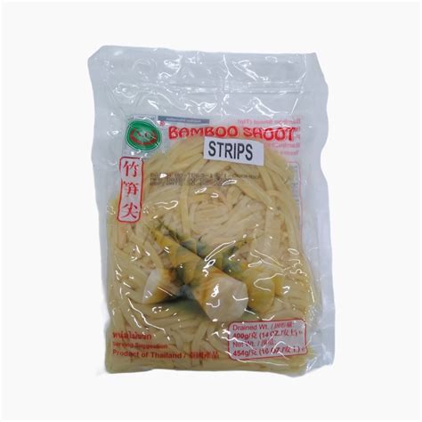 XO Bamboo Shoot Strips Vacuum Pack 454g Yumyumthaishop Co Uk