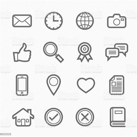 general symbol  icon stock illustration  image