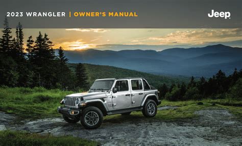 2023 Jeep Wrangler 4xe Owner S Manual PDF 396 Pages