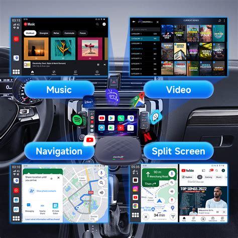 CarlinKit CarPlay Ai Box PLUS Android 13 8G 128G ไรสาย Android Auto